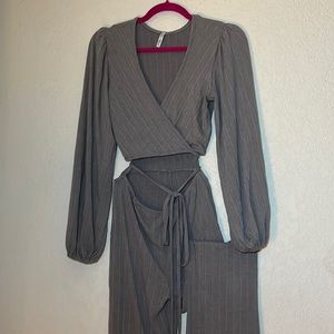 Women’s Gray Jumpsuit